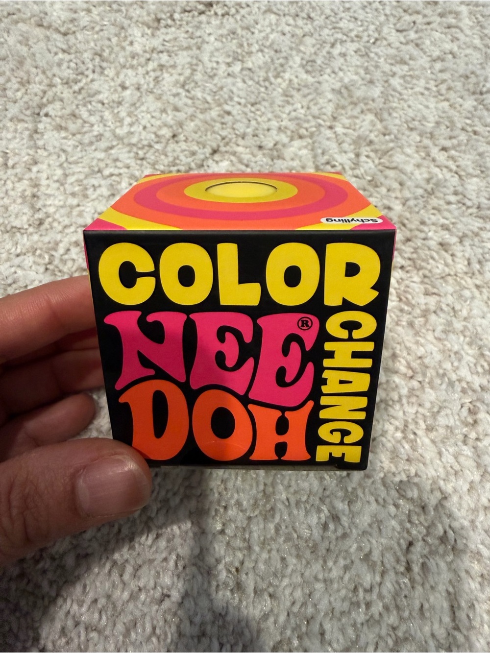 Authentic Color NEE DOH Color Change Kids Toy - Yellow